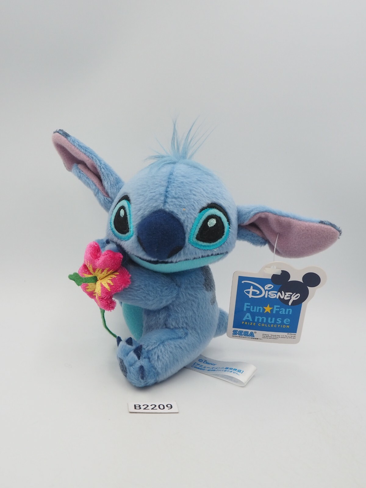☆Stitch♪ Lilo & Stitch B2209 Disney SEGA 2007 Fan Fun Amuse Plush 5