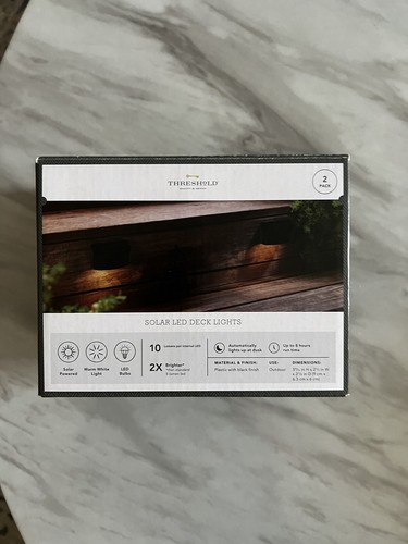 threshold solar led deck lights