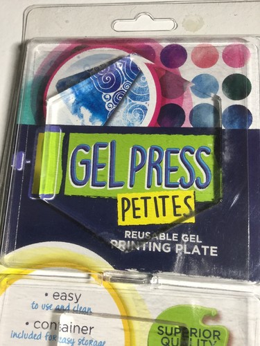 Gel Press Printing Plate Petites 10812-HEX- Reusable - Oval, Rectanle, Hexagon