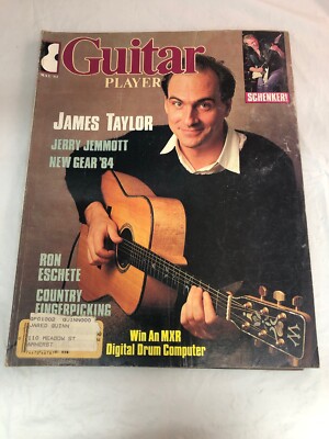 Guitar Player Magazine May 1984 James Taylor Front Cover Jerry Jemmott
