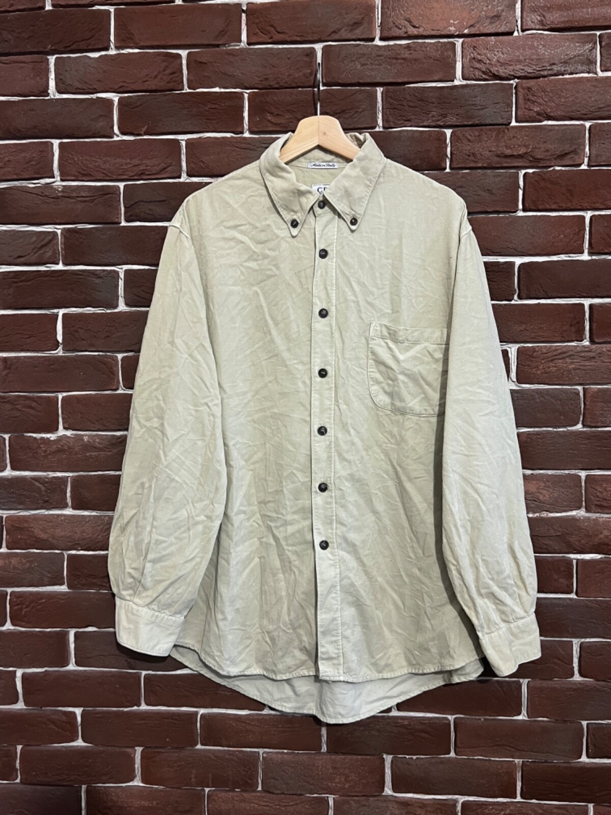 Vintage C.P. Company Corduroy Button Up Shirt Rare sizs 6