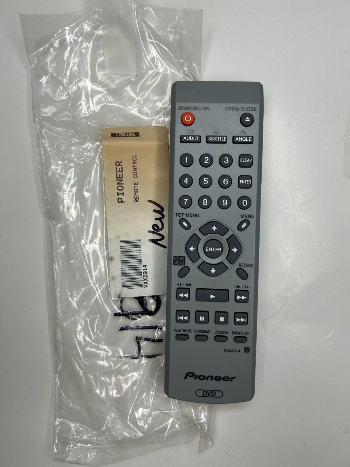 Pioneer VXX2865 DVD Player Remote OEM NOS for XV-DV131 Pioneer VXX2865 DVD Player Remote OEM NOS for XV-DV131