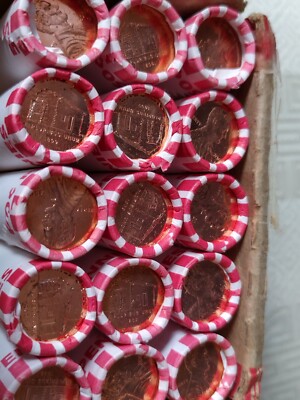 2009 D Union Cent Log Cabin Early Childhood  Penny 5  Rolls  set  NEW