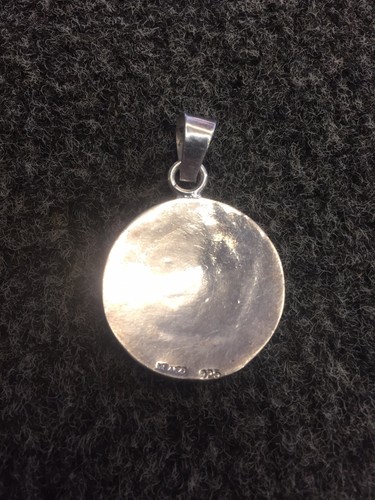 Aztec Calendar Opal And Silver Pendant And Necklace Both Silver