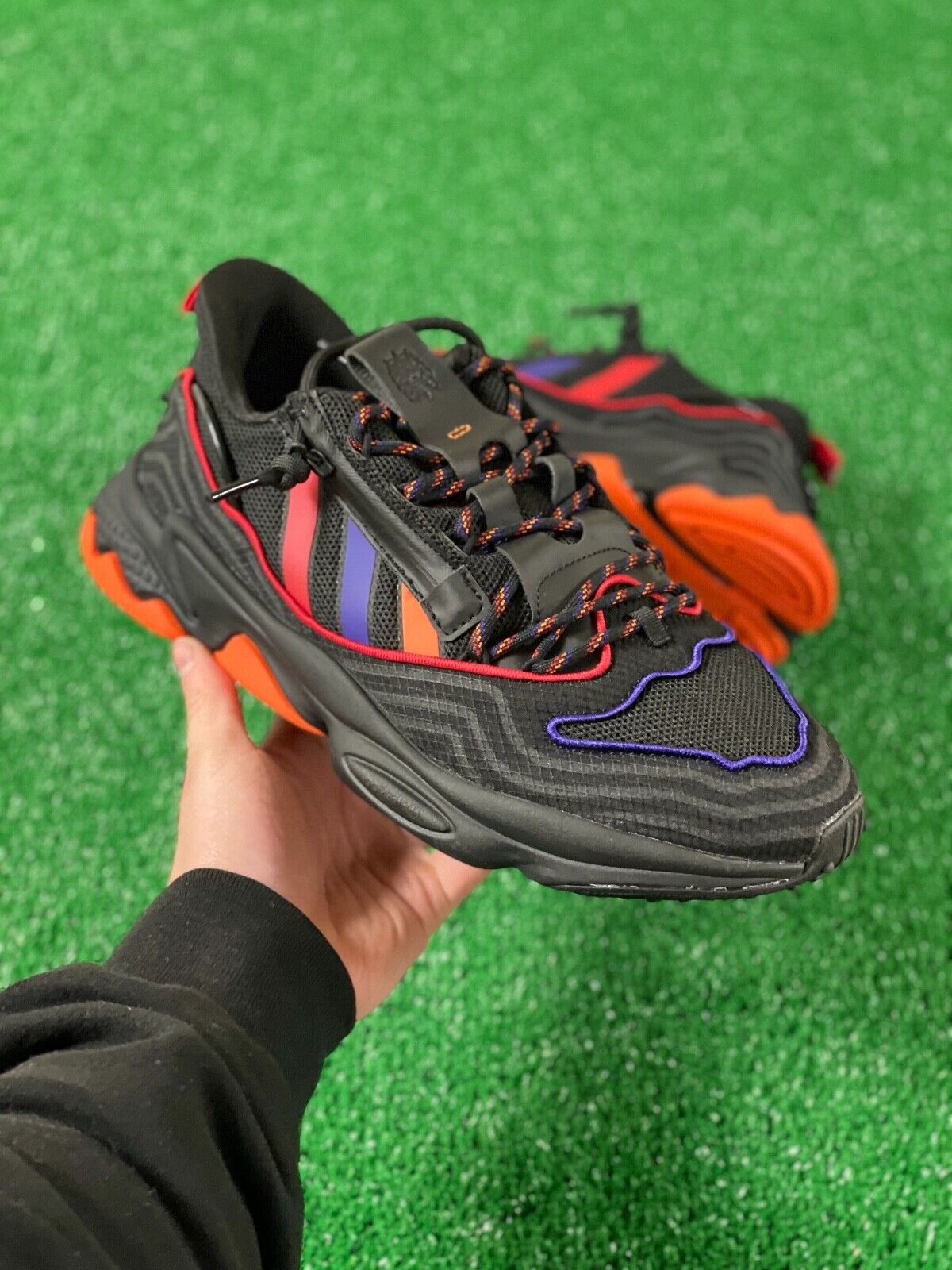 Adidas Ozweego Zip Chinese New Year Shoe Black Q47187 NEW Adidas Ozweego Zip Chinese New Year Shoe Black Q47187 NEW