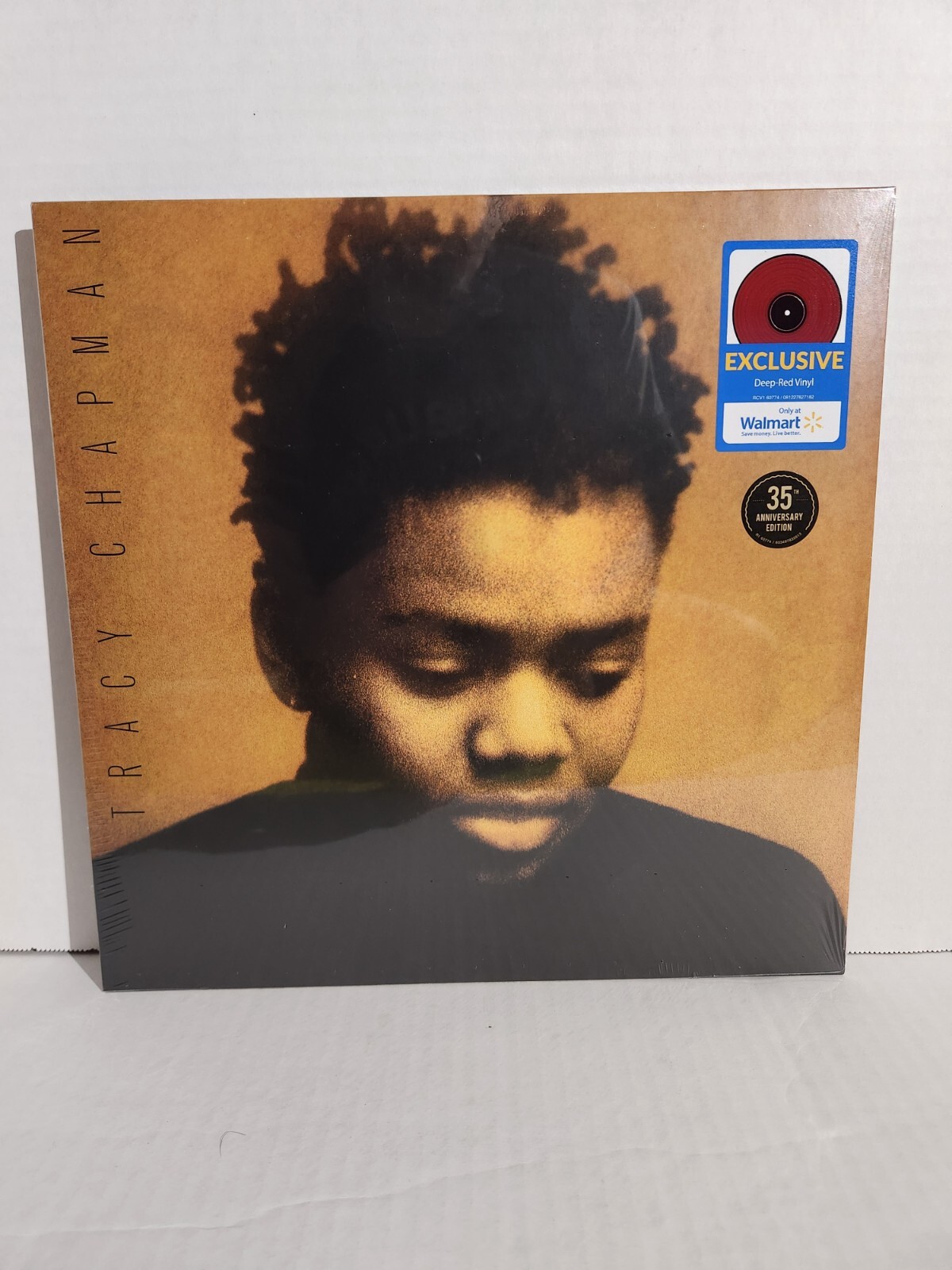 TRACY CHAPMAN - TRACY CHAPMAN 35th Deep Red Vinyl LP Walmart