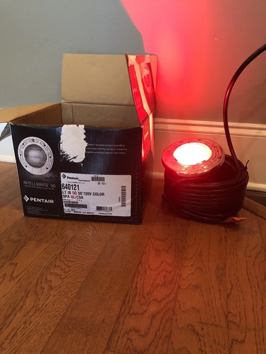 640121 Pentair IntelliBrite 5G Color Spa Light with 48’ Cord, 120V