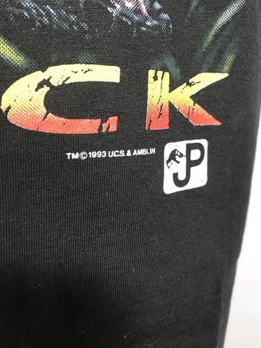 Jurassic Park Shirt 1993 NEW Fallen Kingdom  Raptor L Large World 2 Chris Pratt