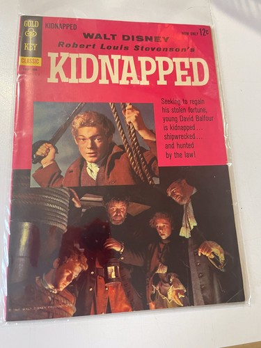 WALT DISNEY'S KIDNAPPED PHOTO COVER GOLD KEY COMICS PIRATES!