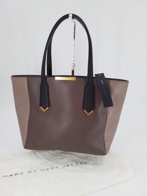 NWT Marc By Marc Jacobs Dirty Martini Multi Brown Leather Handbag Tote Bag Purse