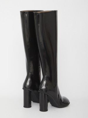 Pre-owned Bottega Veneta Atomic Boots In Black