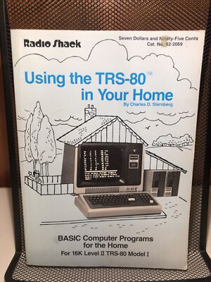 Using the TRS-80 in Your Home by Sternberg BASIC Programming Paperback Book