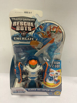 Transformers Heroes Rescue Bots Energize Blades The Copter-Bot Figure DMG PKG