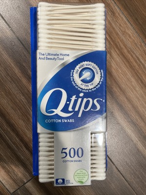 Q Tips Original Cotton Swabs 500 count New SHIPS TOMORROW