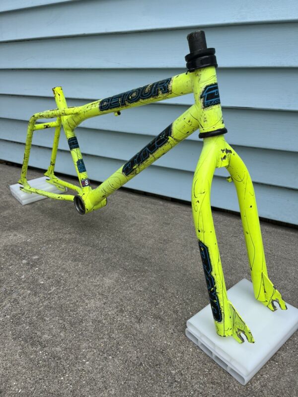 Dyno Bmx Old School Dayglo Gt Detour Frame Forks Compe Performer Yellow Air