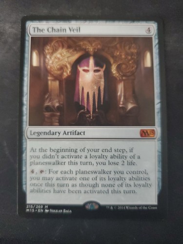 The Chain Veil 1x FOIL MTG M15 Core Set Mythic MINT artifact The Chain Veil 1x FOIL MTG M15 Core Set Mythic MINT artifact