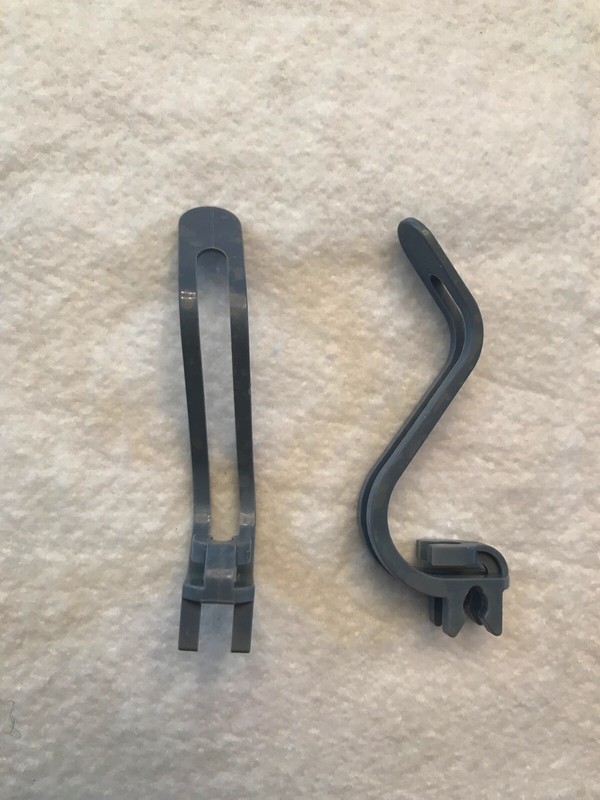 Kenmore Dishwasher Top Rack 2 NoFlip Clips Whirlpool KitchenAid Maytag