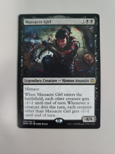 MTG Massacre Girl War of the Spark 099/264 Regular Rare | eBay