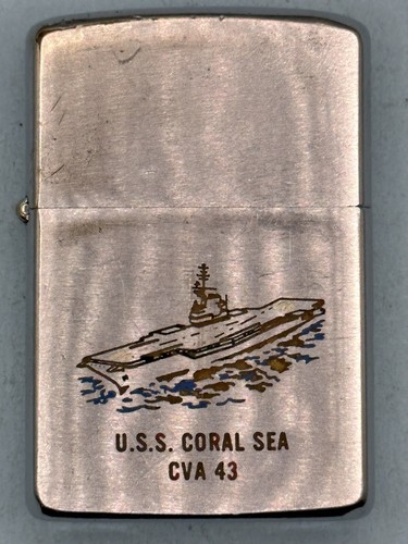 SCANDAL☆レア☆Zippo vintage solid brass zippo lighters.U.S.S CAPE COD AD-43 | eBay