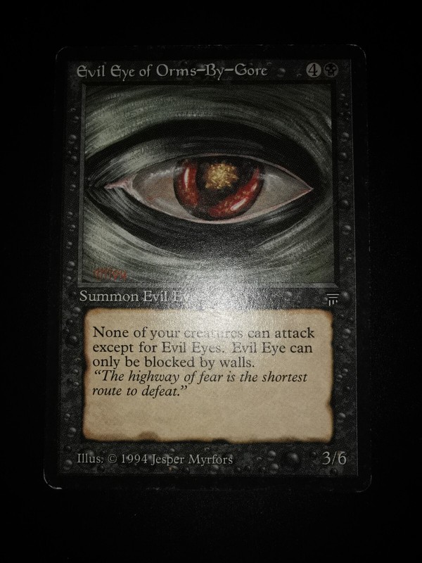 Mrm English Evil Eye Of Orms-By-Gore Played Mtg Magic Legends