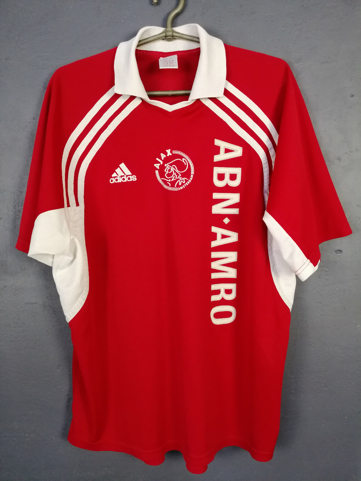 Ajax アヤックス 2000 2001 ホーム XL ADIDAS MEN FC AJAX AMSTERDAM 2000/2001 HOME SOCCER FOOTBALL