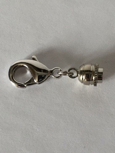 Magnetic lobster claw clasp closure converter set gold tone and silver tone