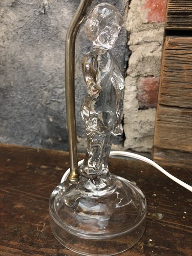 Vintage Classic Table Lamp Figural Lady Woman Bedside Light