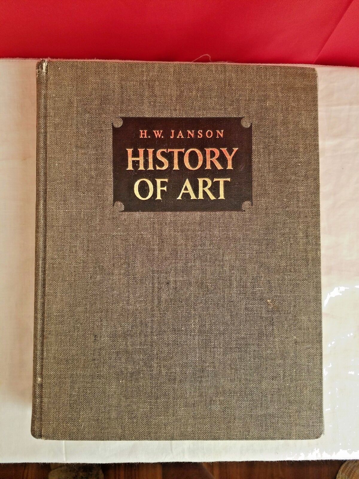 1971 History Of Art Book By H.W. Janson Printed And Bound In