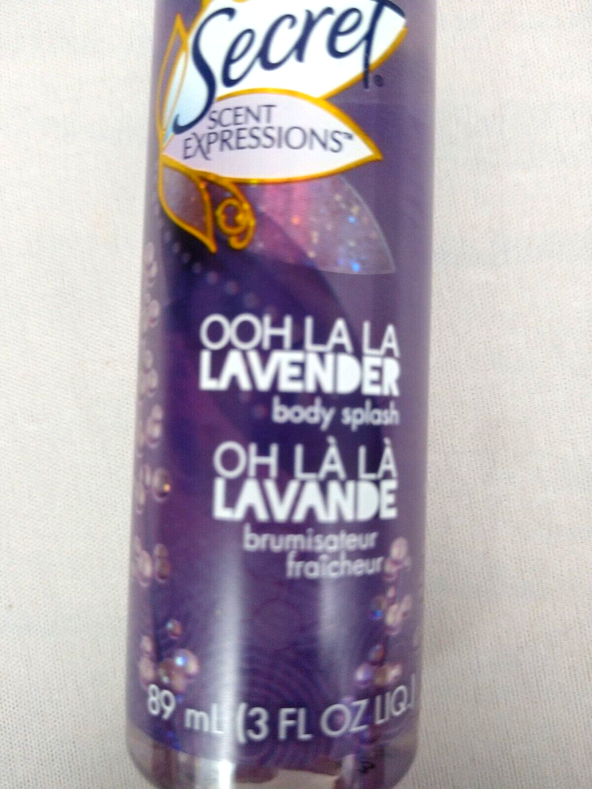 Secret Scent Expressions OOH LA LA LAVENDER Body Splash Spray 3 oz New Old Stock