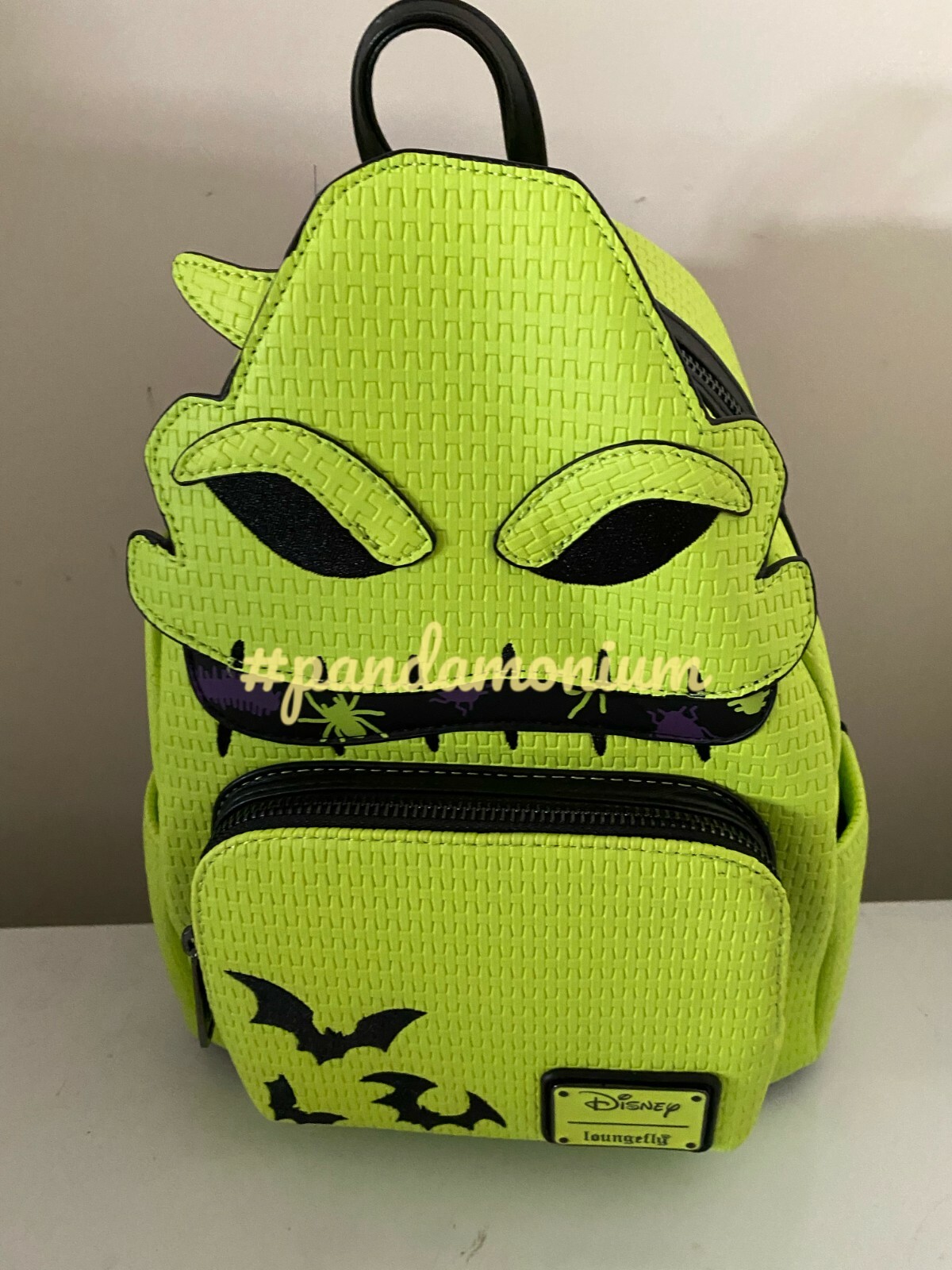 Loungefly Nightmare Oogie Boogie Mini Backpack GLOWS IN THE Loungefly Nightmare Oogie Boogie Mini Backpack GLOWS IN THE