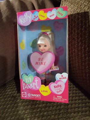 2002 Mattel Lil Heart Kelly Lil Sister of Barbie BE MINE Valentine 