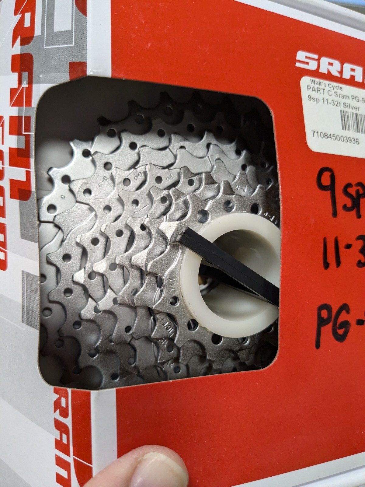 SRAM Cassette Sprocket 9sp 11-32t UPC 710845003936 | eBay