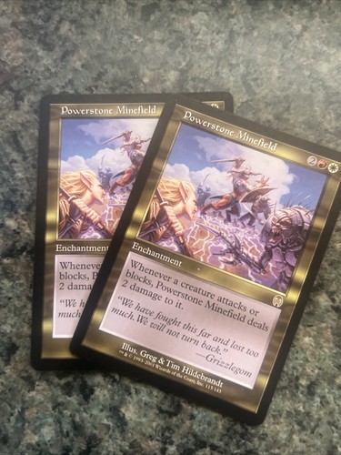 MtG 2X Powerstone Minefield Apocalypse: Magic the Gathering