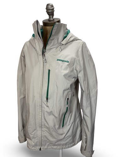 Patagonia Piolet Tailored Grey Goretex Womens Jacket Size Medium