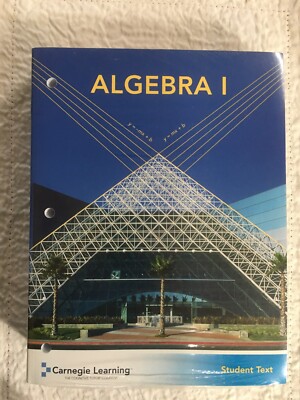 Algebra I Student Textbook by Carnegie Learning - 3 book set