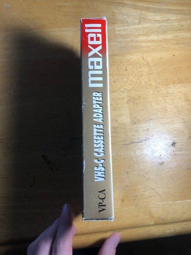 maxell vhs-c adapter Cassette To VHS Adapter Memorex Video Cleaning VCR Cleaner