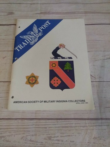 Trading Post American Society of Military Insignia Collectors Rare 1983 lot