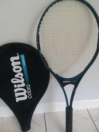 Wilson Cobra テニスラケット ミッドサイズ 4 1/4 Wilson Cobra Tennis Racket with Cover - 4 1/2 L | eBay