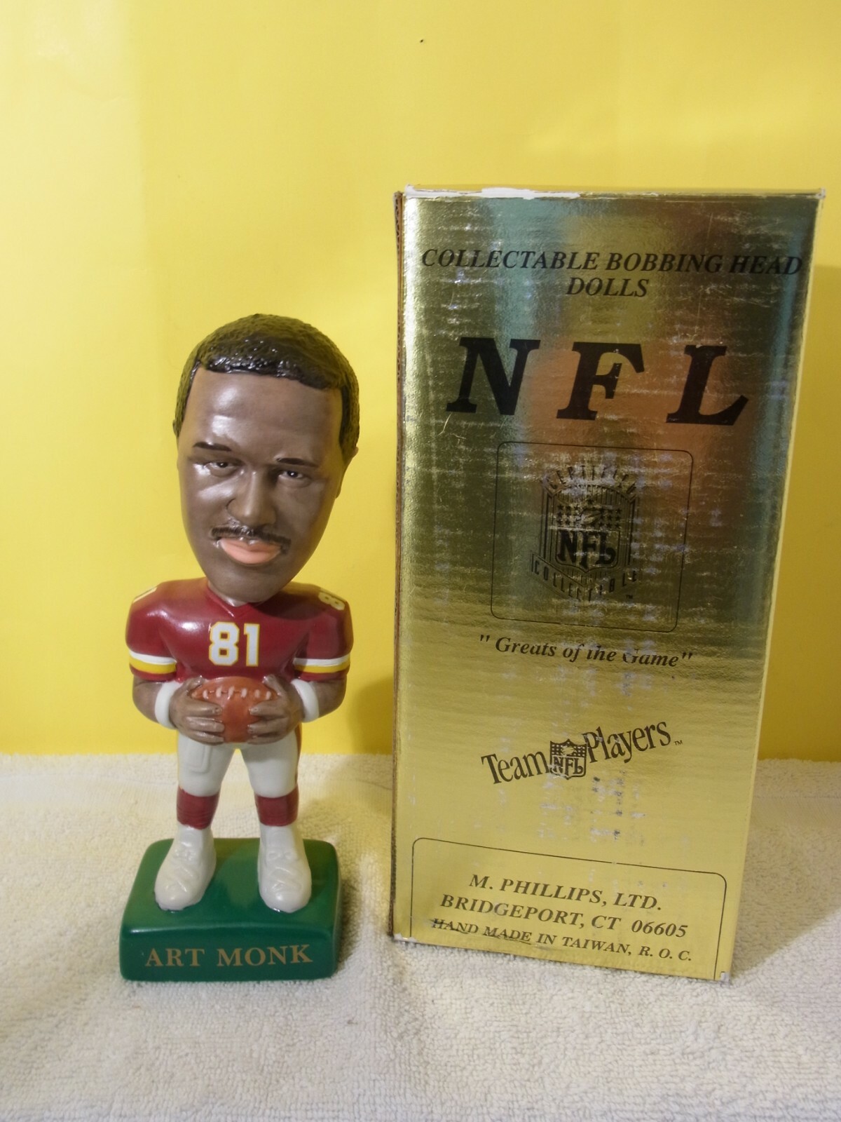 Art Monk SAM Bobblehead MINT NIB | eBay