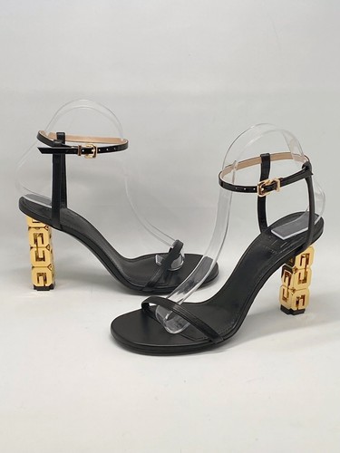 ＊GIVENCHY＊ Gキューブヒール デニム ミュール Givenchy G Cube Sculptural Heel Leather Sandals size 37 | eBay