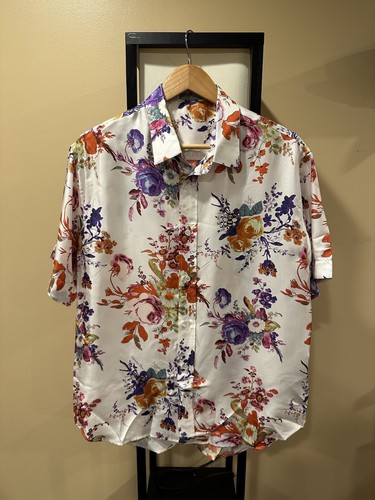 【BTS着用】Dior homme × kaws 19ss シルクシャツ Dior homme x KAWS｜ディオールオム カウズ 花柄 シルクシャツ