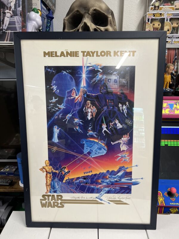 1992 Star Wars 36" x 24" Print Autographed By Artist Melanie Taylor Kent