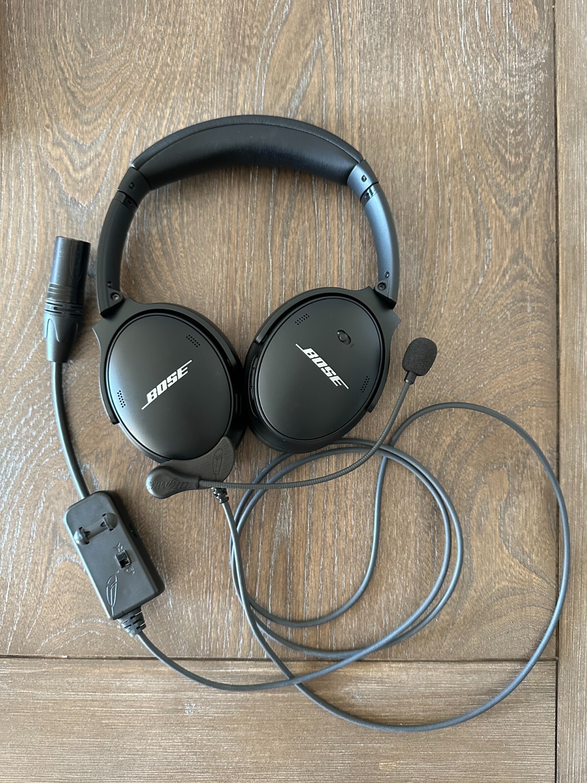 航空機用ヘッドセット　uflymikeとBOSE QC45 航空機用ヘッドセット uflymikeとBOSE QC45