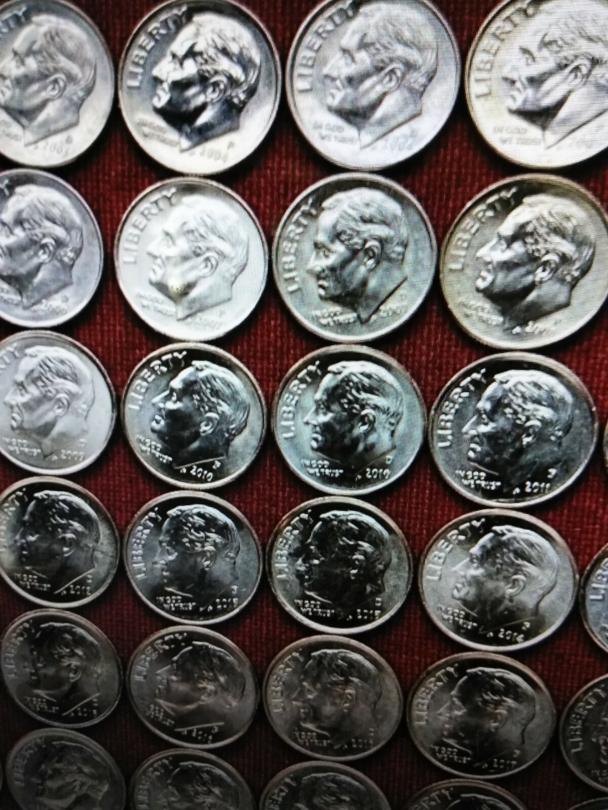 洋楽 Dime P 1965-P Roosevelt Dime ICG MS68 Full Bands Special Mint Set