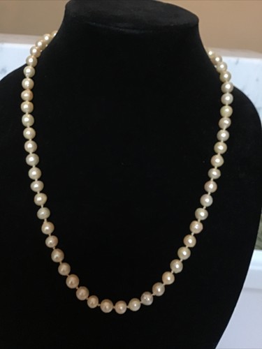 ■ENGBROX■ silver925 classical pearl necklace 4mm6mm EBNL24 lani pearl necklace - ENGBROX | 60% - Asian Fashion Online Store