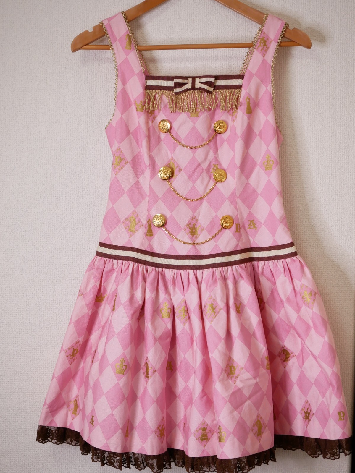 Angelic Pretty JSK チェスチョコレート ピンク
