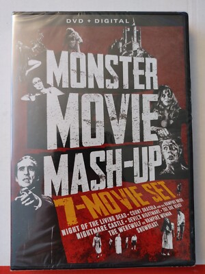 Monster Movie Mashup - 7 Film Collection (DVD) Horror Snowbeast Nightmare Castle
