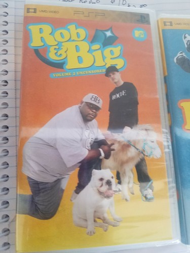 Rob and Big Vol. 1 And 2 UNCENSORED Sony PSP UMD Video NEW-