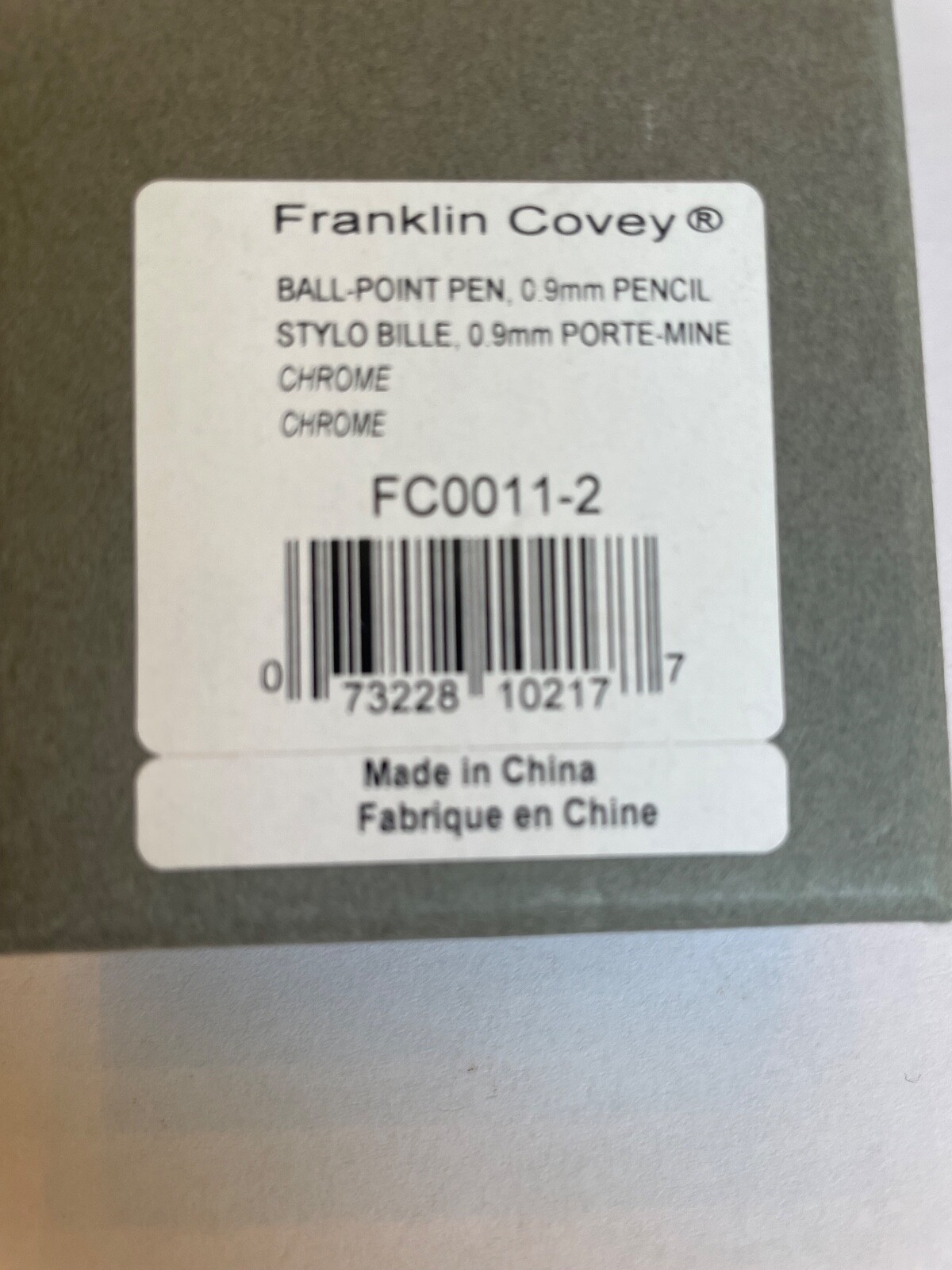 Franklin Covey Benelli 25th Anniversay  Collectors Ball-Point Pen and Pencil Set