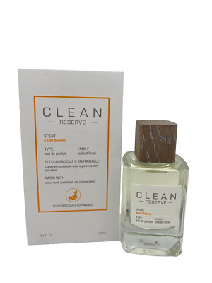 Clean Reserve Solar Bloom Eau De Parfum Radiant Floral ~ 3.4 oz /100 ml/ BNIB